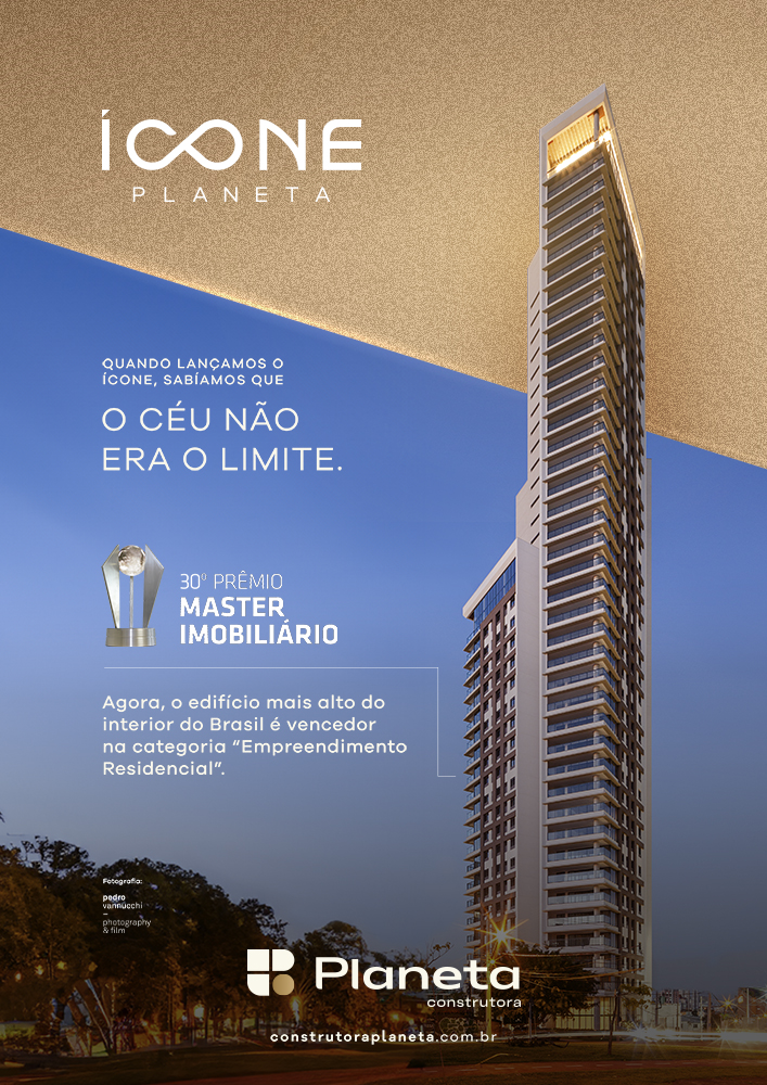 Ícone Planeta: o mais alto edifício do interior